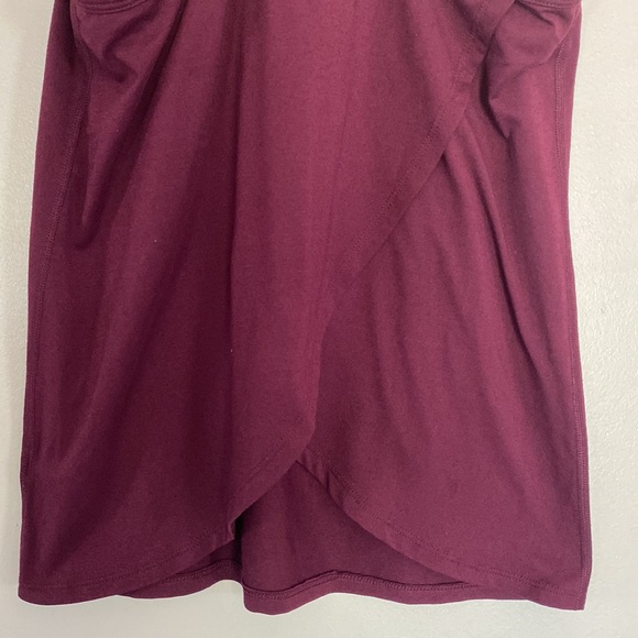 Express EXP CORE Performance Workout Tank - Maroon & Black - XS - Picture 6 of 7